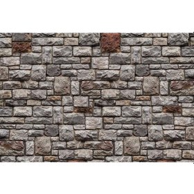 Resim 3D Boyutlu Büyük Taşlar Taş Desenli Duvar Kağıdı 