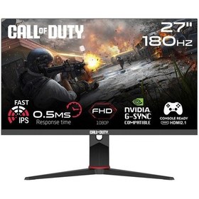 Resim GAMEON Call Of Duty 27" FHD 180Hz, 0,5ms, Pivot, Fast IPS, HDR Ready, HDMI 2.1, PS5 uyumlu Siyah Oyuncu Monitörü 