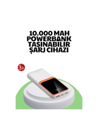 Resim 10000 Mah Hızlı Şarj Destekli Powerbank Hafif, Kompakt Ve Güvenli renkli 