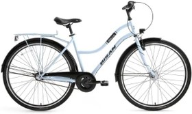Resim Bisan Bella Kadın Şehir Bisikleti 42Cm V 26 Jant 3 Vites Buz Mavi Siyah 
