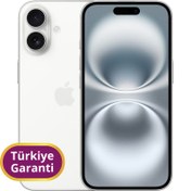 Resim Apple iPhone 16 TR Garanti | 128 GB Beyaz 