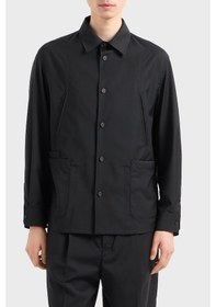 Resim Emporio Armani Erkek Gömlek Ceket Em001480 Af13821 Uc001 Siyah Siyah 