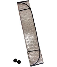 Resim Metalize Katlanır Ön Cam Güneşliği Küçük Boy 130x60cm 