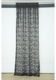 Resim Sultan 2 Model Antrasit Renk Pileli Fon Perde 75x260 Cm Antrasit 