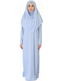 Resim Zehranaz Namaz Elbisesi Bebe Mavisi Fermuarsız Namaz Elbisesi (545584222) Bebek Mavisi 