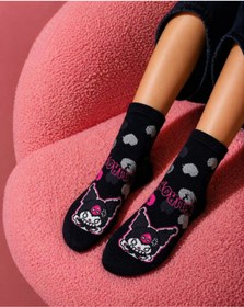 Resim Babylory Kdis Store Kuromi Desenli Kız Çocuk Çorap 