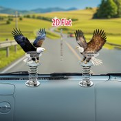 Resim 2D Düz, 2D Düz Kartal Araba Süsü, Benzersiz Kartal Element Baskılı Akrilik Gösterge Paneli Dekoru, Yatak Odası Masaüstü Dekorasyonu, Sevgililer için Hediye, Tatil Hediyesi, Doğum Günü Hediyesi 