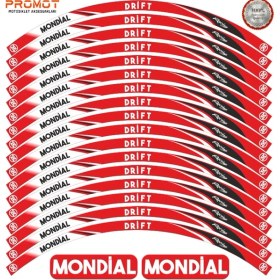 Resim Rebon Moto Design Motosiklet Jant Şeridi Mondial Drift 1 