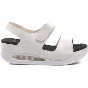 Resim Aryan 100-894 Anatomic Kadın Dolgu Topuk Sandalet Siyah 