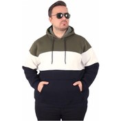 Resim Mocgrande Büyük Beden Kapüşonlu 3ip Sweat Mg 25725 Hakı Haki 