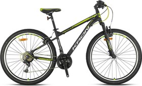 Resim VORTEX 4.0 - 27.5 MTB - 15' - 21 Vites - M.DISC - Mat Siyah-Gri/Neon Sarı 