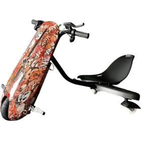 Resim Citymate Drift Car Bluetooth Hoparlörlü Graffiti Desenli Drift Scooter 