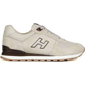 Resim Hammer Jack Hakiki Deri Bej Akel-Kahve Erkek Spor Ayakkabı - 544096978 