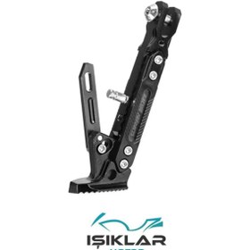 Resim Hsb Gilera Runner 180 Siyah Metal Ayaklık Yükseklik Ayarlı May1685 