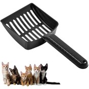 Resim BUFFER® Plastik Evcil Hayvan Kedi Kumu Temizleme Eleme Küreği 