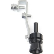 Resim Shineyee Araba Turbosu Sesi Emülatörü, Boru Çıkışı İçin Hızlı Kurulum, Alüminyum Alloy, M Boyutu, Siyah 