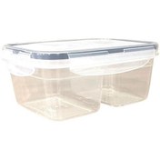 Resim CONAHOME BUFFER® 2 Bölmeli 0,45+0,45 Litre Kilitli Kapaklı Erzak Saklama Kabı LC-524 