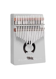 Resim Midex Klx-550 Beyaz Renk Gerçek Ağaç Kalimba 17 Tuşlu Full Set 