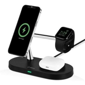 Resim Ttec 2KS26S AirCharger Quattro M MagSafe Uyumlu 4in1 Siyah Kablosuz Şarj Aleti Outlet 
