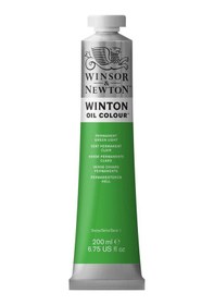 Resim Winsor Newton Winton Yağlı Boya 200 ML 483 Permanent Green Light ( 