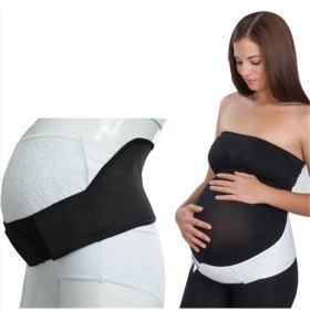 Resim Babyjem Hamile Bel Destek Bandı Siyah XL Beden Ortopedik Destek ile Gün Boyu Konfor 