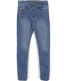 Resim Dobakids Kız Çocuk Slim Fit. Denim Pantolon Mavi 001-0002054 Mavi 