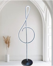 Resim Glorion Müzik Notası Sol Anahtarı Led Lambader Rgb- Gun Işığı -beyaz 