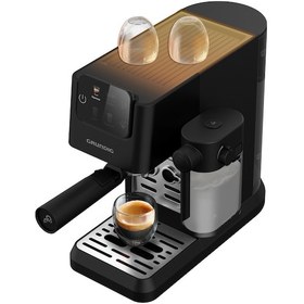 Resim Grundig KSM 6330 Delisia Coffee Yarı Otomatik Kapsüllü Süt Hazneli Espresso Makinesi 