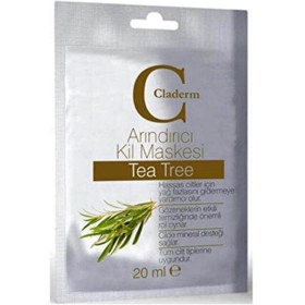 Resim Claderm Clay Mask Tea Tree - Arındırıcı Çay Ağacı Kil Maskesi 20ml 