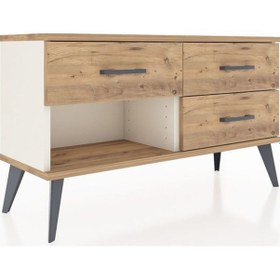 Resim Arges Şifonyer 3 Çekmeceli 88x30x48 Aytaşı-çam Çam 