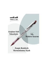 Resim Mavi Pilot Kalem Ub-200 Vision Elite 0.8mm 3 Adet Uniball Pilot Kalem 0.8 Mm Roller Uçlu Pilot Kalem İnce Uçlu Likit Mavi 