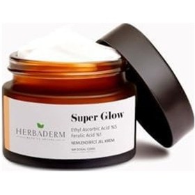 Resim Super Glow Aydınlatıcı, Leke Karşıtı C Vitamini + Ferulik Asit Nemlendirici Jel Krem 