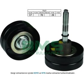 Resim Bms Alternatör Gergi Rulmanı Golf5-6-Jetta-Passat-Tıguan-A3-Scırocco 1.4 Tsı 