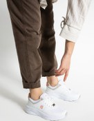 Resim Getcho Nesra Beyaz Kadın Spor Ayakkabı Beyaz Kalın Taban Günlük Kullanım Için Rahat Yürüyüş Casual Sneaker 