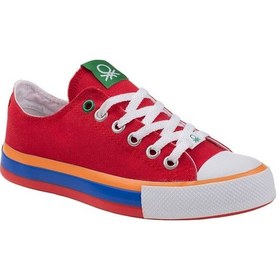 Resim Benetton Kırmızı Unisex Spor Ayakkabı Bn 30176 Kırmızı 