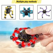Resim 4/8 adet Dönüştürülebilir Fidget Spinners - Gençler ve Yetişkinler için Renkli DIY Deformasyon Robot Oyuncakları, Doğum Günü, Mezuniyet, Noel ve Parti Hediyeleri için İdeal, Tatiller, Hediyeler ve Ödüller için Eğlenceli Mekanik Oyun Seti 