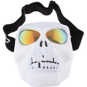 Resim Genel Markalar Tex 710 Jet Maske Bisiklet Motosiklet Kayak Çok Amaçlı Sarı Cam Aynalı Gözlük 