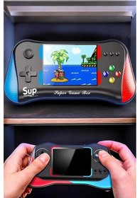 Resim Retro 500 Oyunlu Nostaljik Oyunlu El Atari Gamebox Oyun Konsolu Çift Destekli 