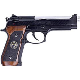 Resim We Samurai Edge M9 Siyah Ağaç Kabzalı Gbb Airsoft Tabanca 