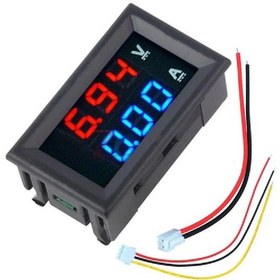 Resim 0-100v 10a Voltmetre Ampermetre 
