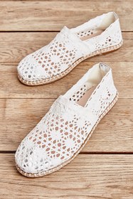 Resim Bambi Beyaz Kadin Espadril K01534100013 