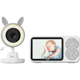 Resim TKÇ Gece Görüşlü Bebek Telsizi Besleme Hatırlatıcılı LCD Ekran 
