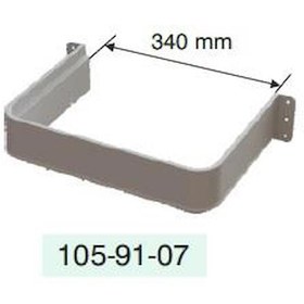 Resim Mesan Yeni Nesil Gider Kapama Plastik Gri 34cm 