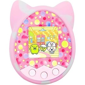 Resim Skycity Eski Model T1551 Ve T2743 Tamagotchi Oyun Konsolu İçin Pembe Silikon Kılıf 