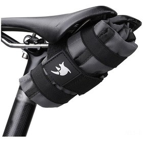 Resim Skycity Bisiklet Araç Çantası Gri - Tahta, Üçgen Ve Saddle Montajlı - Kolay Kurulum - Katlanabilir - 3 Bölmeli - Poliester Malzeme Gri 