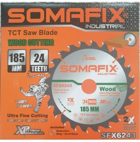 Resim Somafix Industrıal Professynal 185MM Sunta Kesme 24 Diş 185X2,2X30MM 8200 1,4/min Elmas Diş 