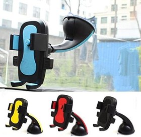 Resim BTM OTOMOTİV (778) Universal Vantuzlu Renkli Telefon Tutucu Siyah-Kırmızı-Mavi Kırmızı 