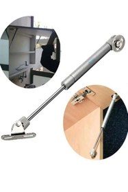 Resim BULİTRA Su Armatürleri 2 Adet Dolap Kapak Pistonu Mutfak Dolabı Kapağı Gazlı Amortisörlü Piston 100n / 25cm - Gri Renk 
