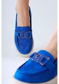 Resim Ann-sophi Saks Süet Toka Detaylı Oxford Ayakkabı 001 