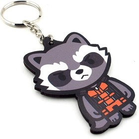 Resim Rocket Raccoon Guardıans Of The Galaxy Ahşap Anahtarlık Kc785 